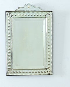 Venetian 1920s Petite Glass Mirror