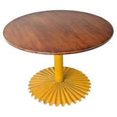 English Round Dining Table from an Ice Cream Parlor