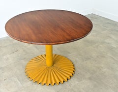 English Round Dining Table from an Ice Cream Parlor