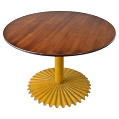 English Round Dining Table from an Ice Cream Parlor