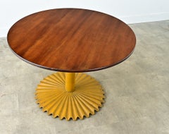 English Round Dining Table from an Ice Cream Parlor
