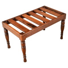 English 1920’s Mahogany Luggage Rack
