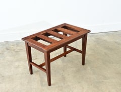 English Mahogany Luggage Rack