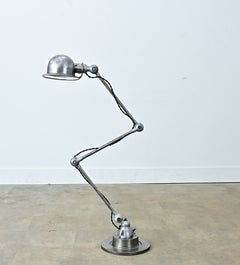 French Industrial Articulating Floor Lamp