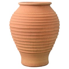 Greek Reproduction Terracotta Pot from Crete