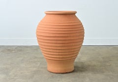 Greek Reproduction Terracotta Pot from Crete