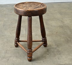 English Elm Milking Stool