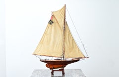 Enorme yacht da lago inglese del XIX secolo