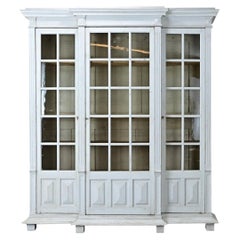 French 19th Century Painted Pine Bibliotheque