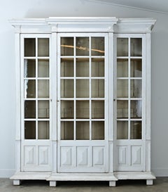 French 19th Century Painted Pine Bibliotheque