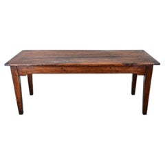 French 19th Century Solid Walnut Dining Table