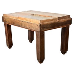 French 19th Century Kitchen Island Butcher’s Block
