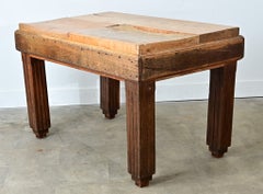 French 19th Century Kitchen Island Butcher’s Block