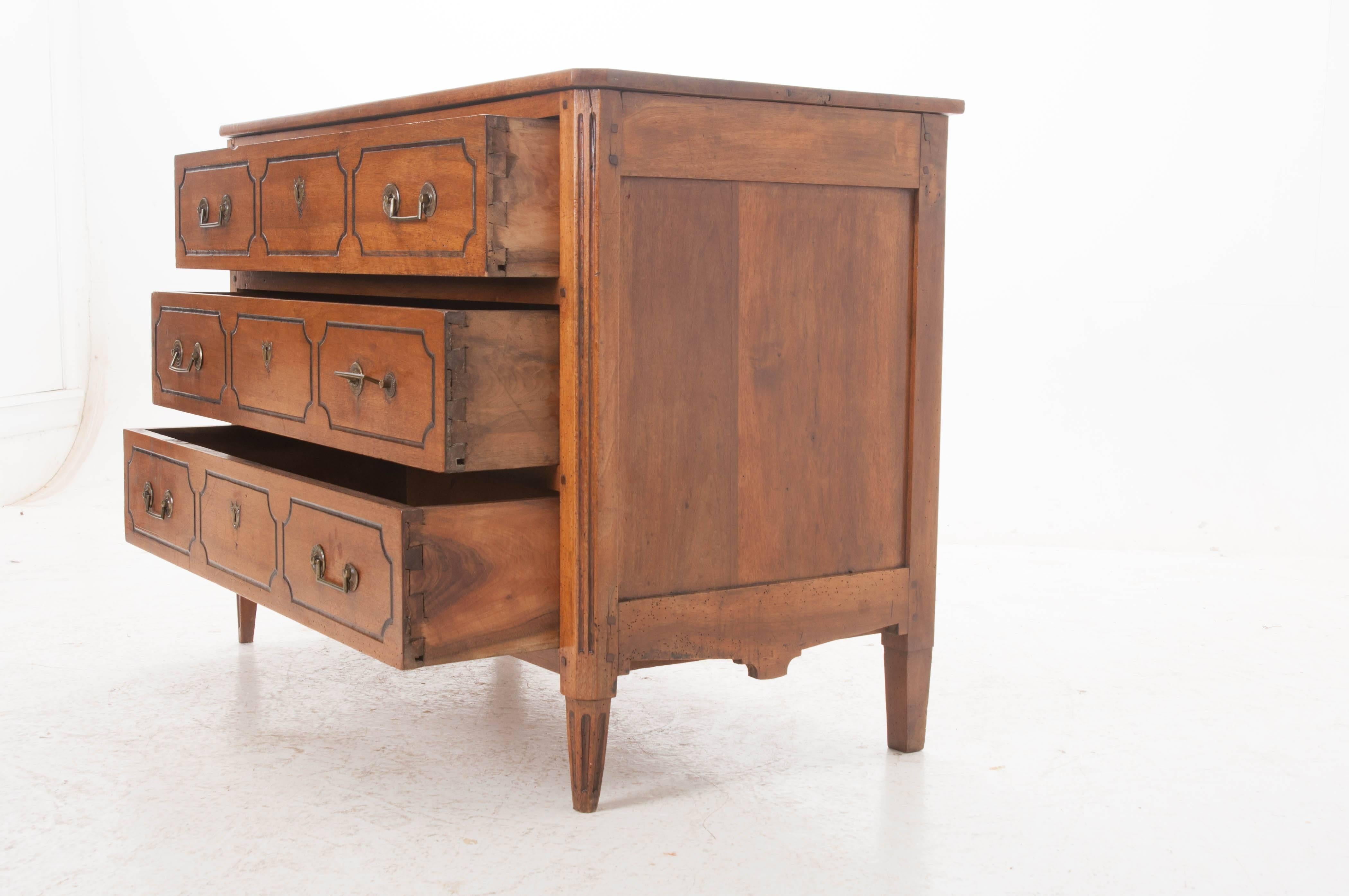 French, 19th Century Walnut Directoire Commode 3