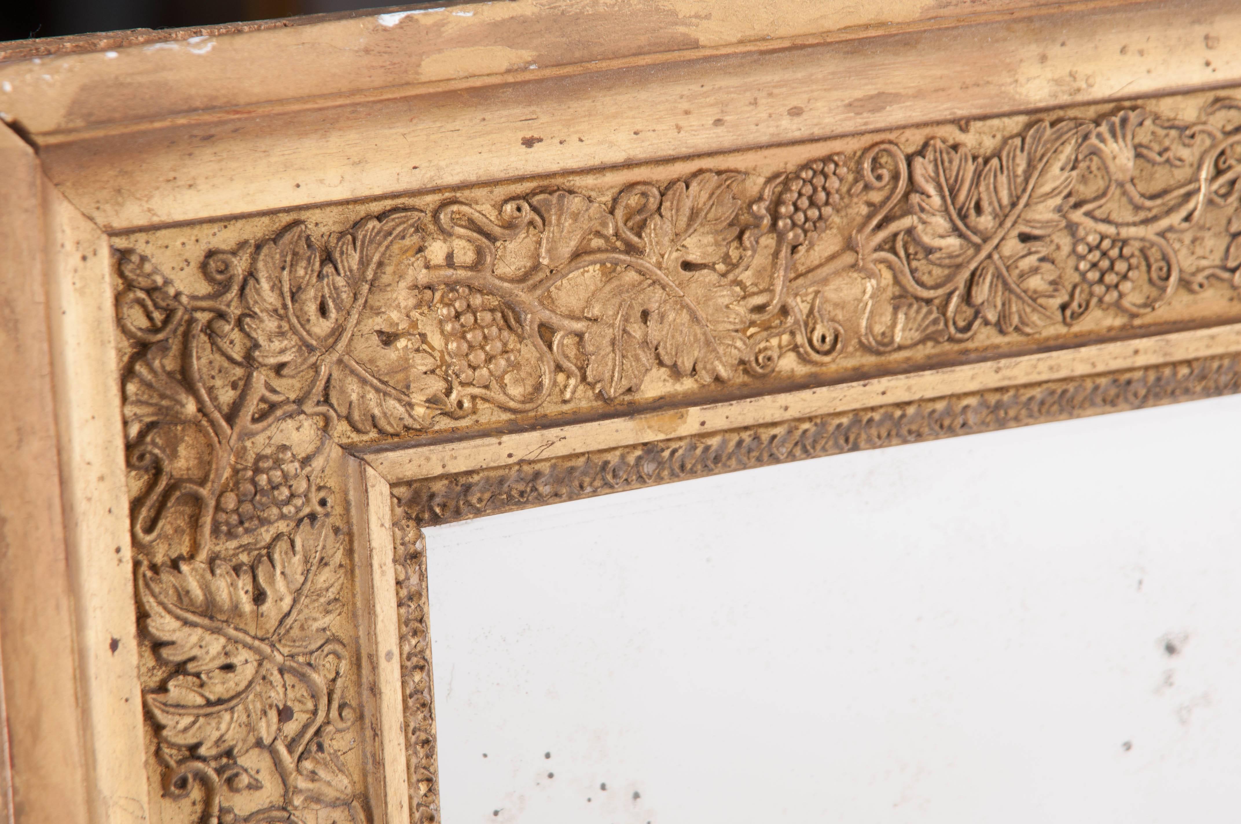 French 19th Century Giltwood Mirror 1