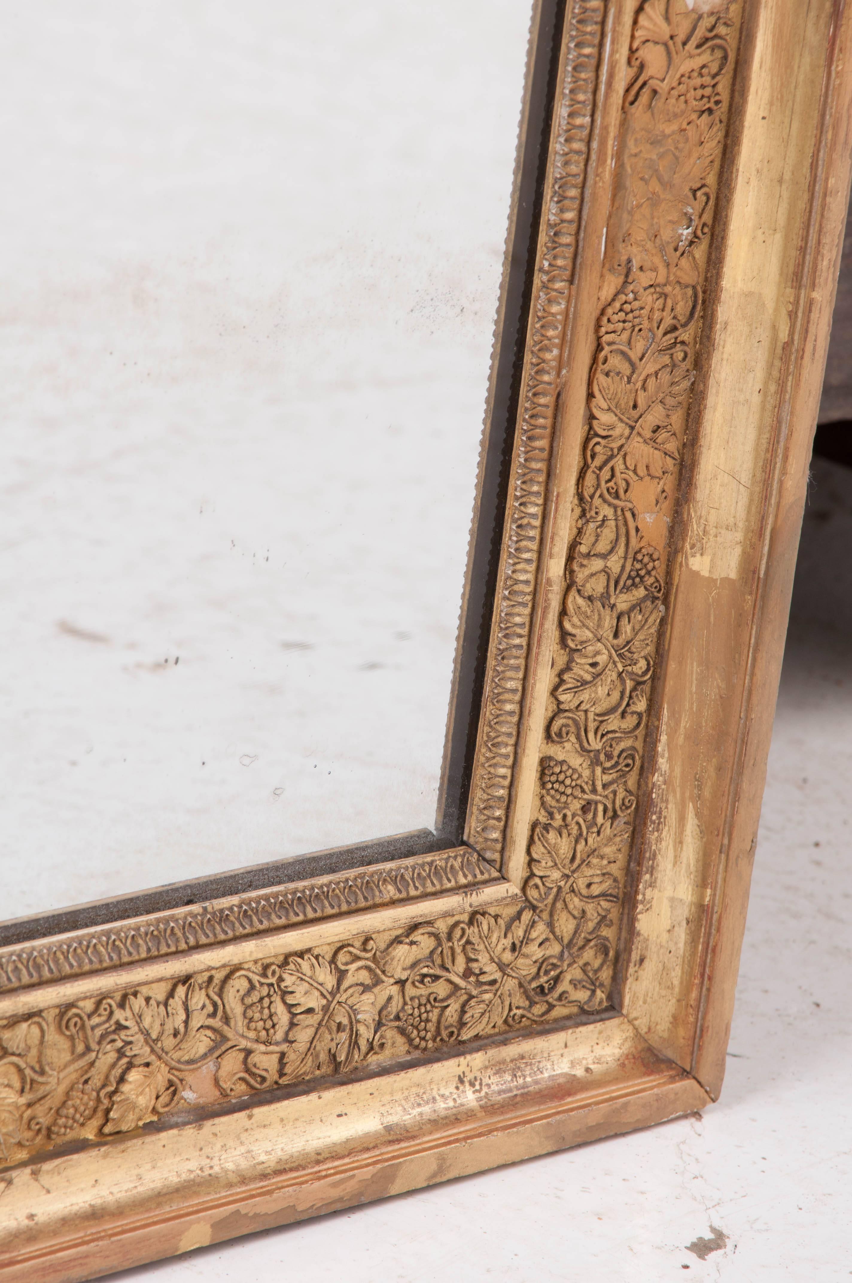 French 19th Century Giltwood Mirror 3
