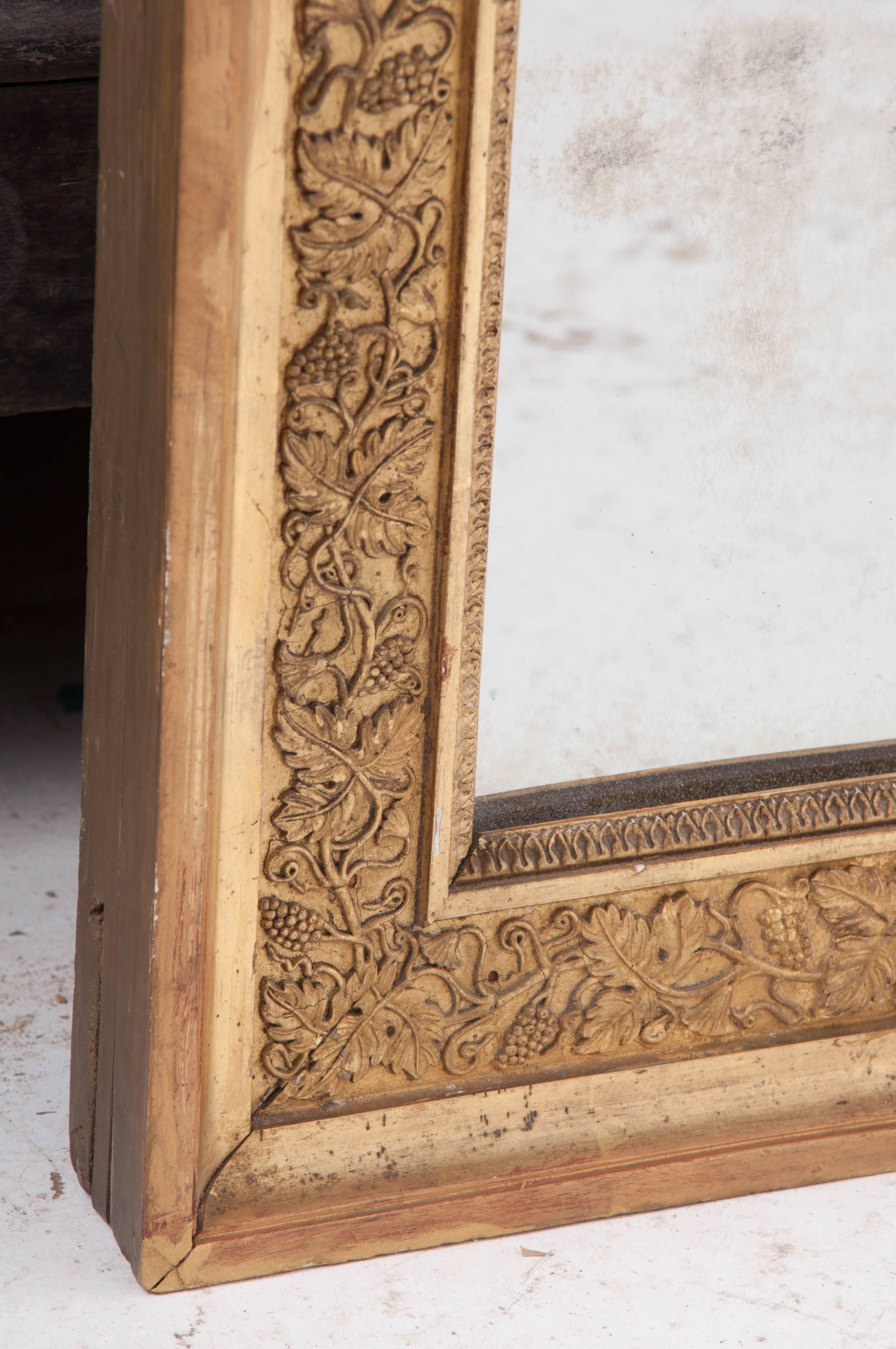 French 19th Century Giltwood Mirror 4