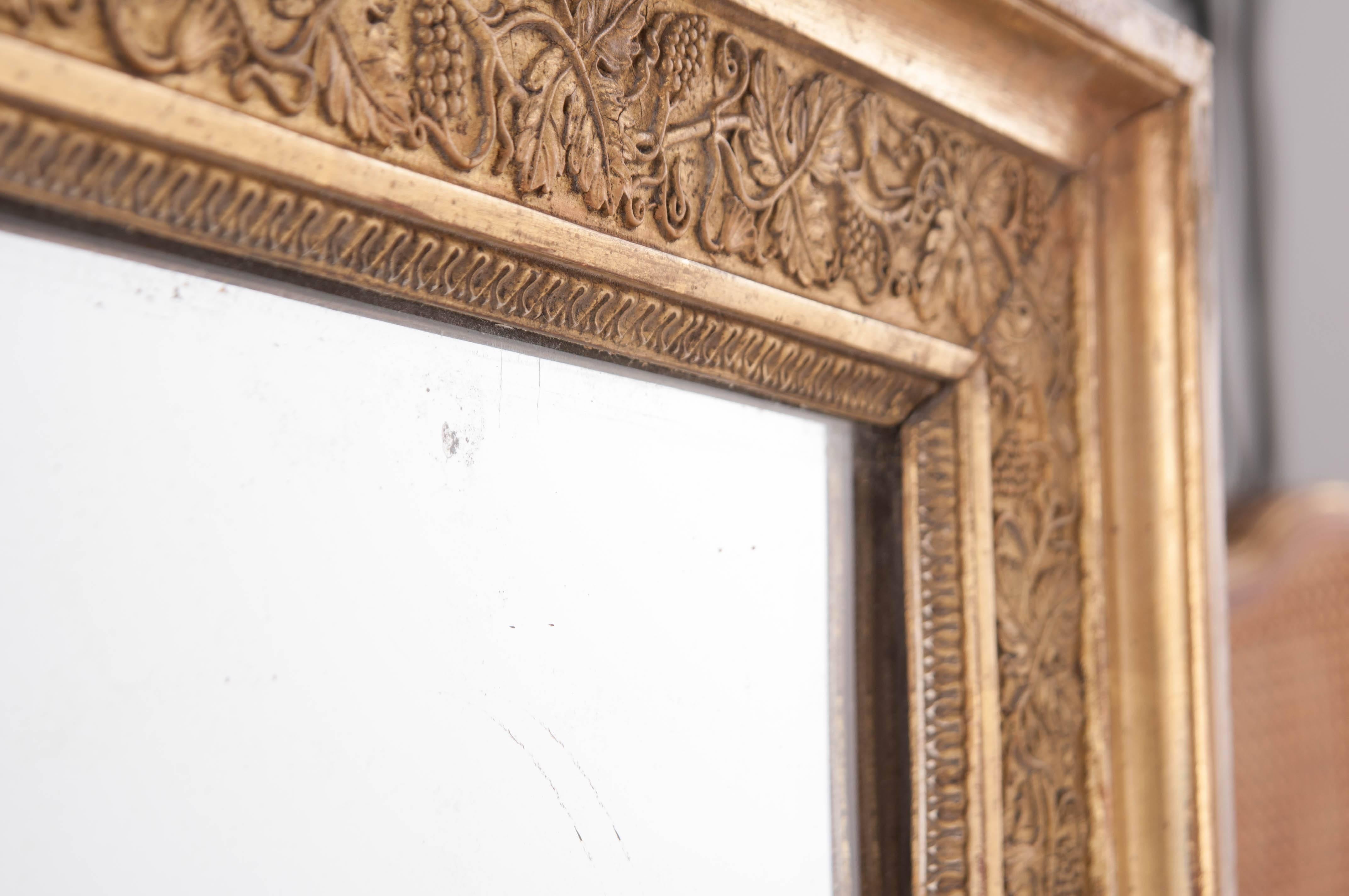 French 19th Century Giltwood Mirror 5