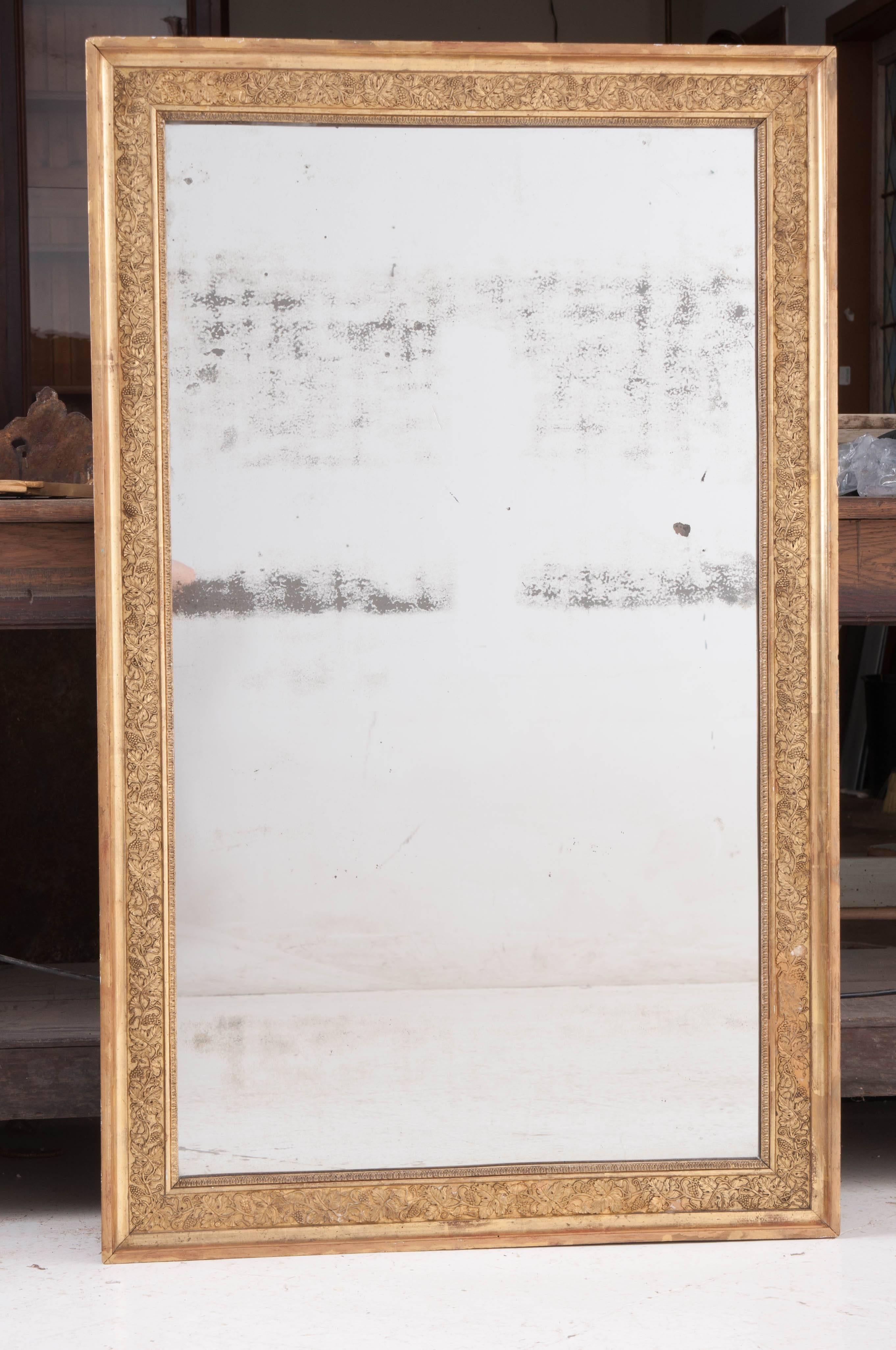French 19th Century Giltwood Mirror 6
