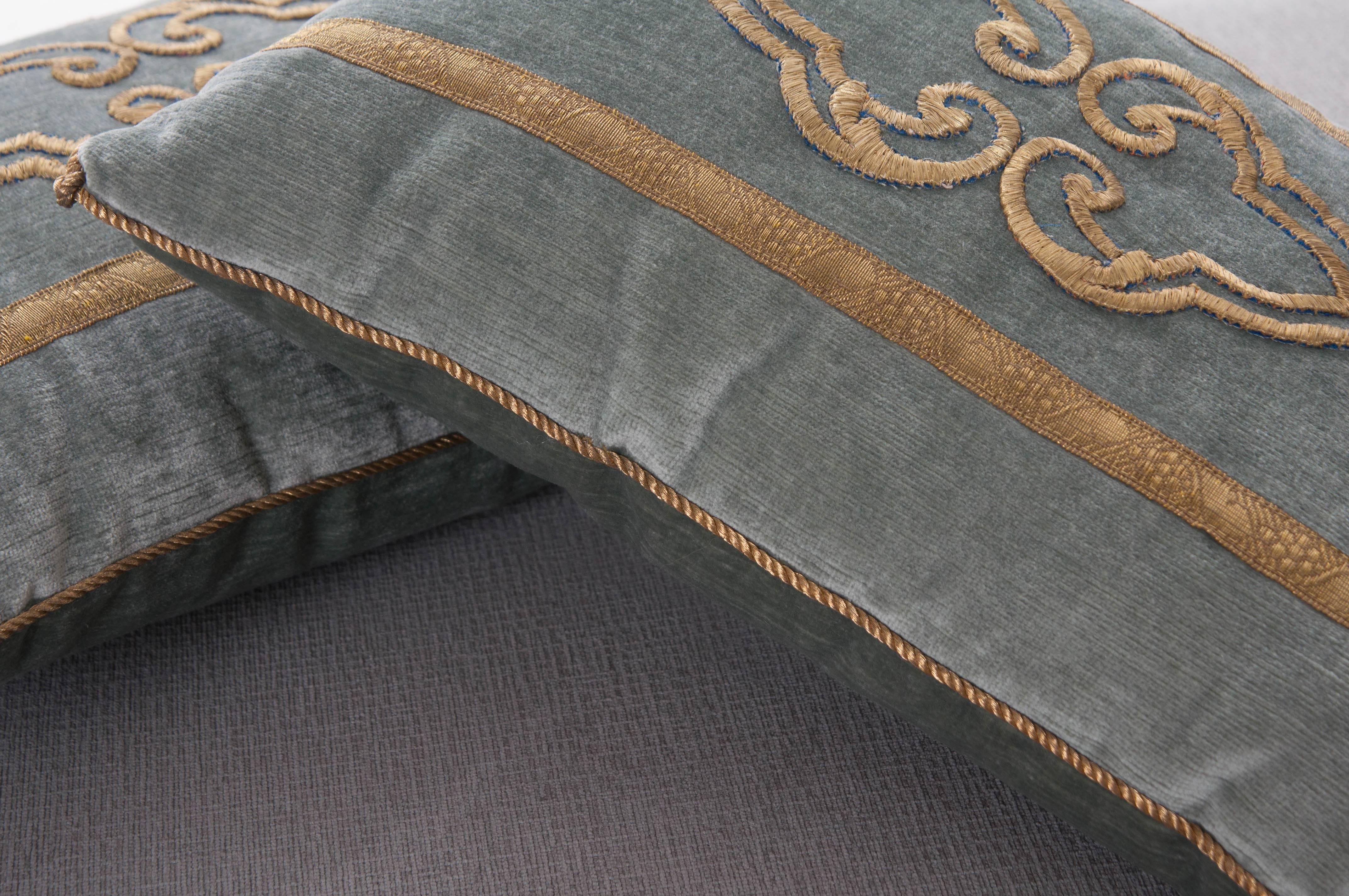 Antique Textile Pillows by B.Viz Designs 1
