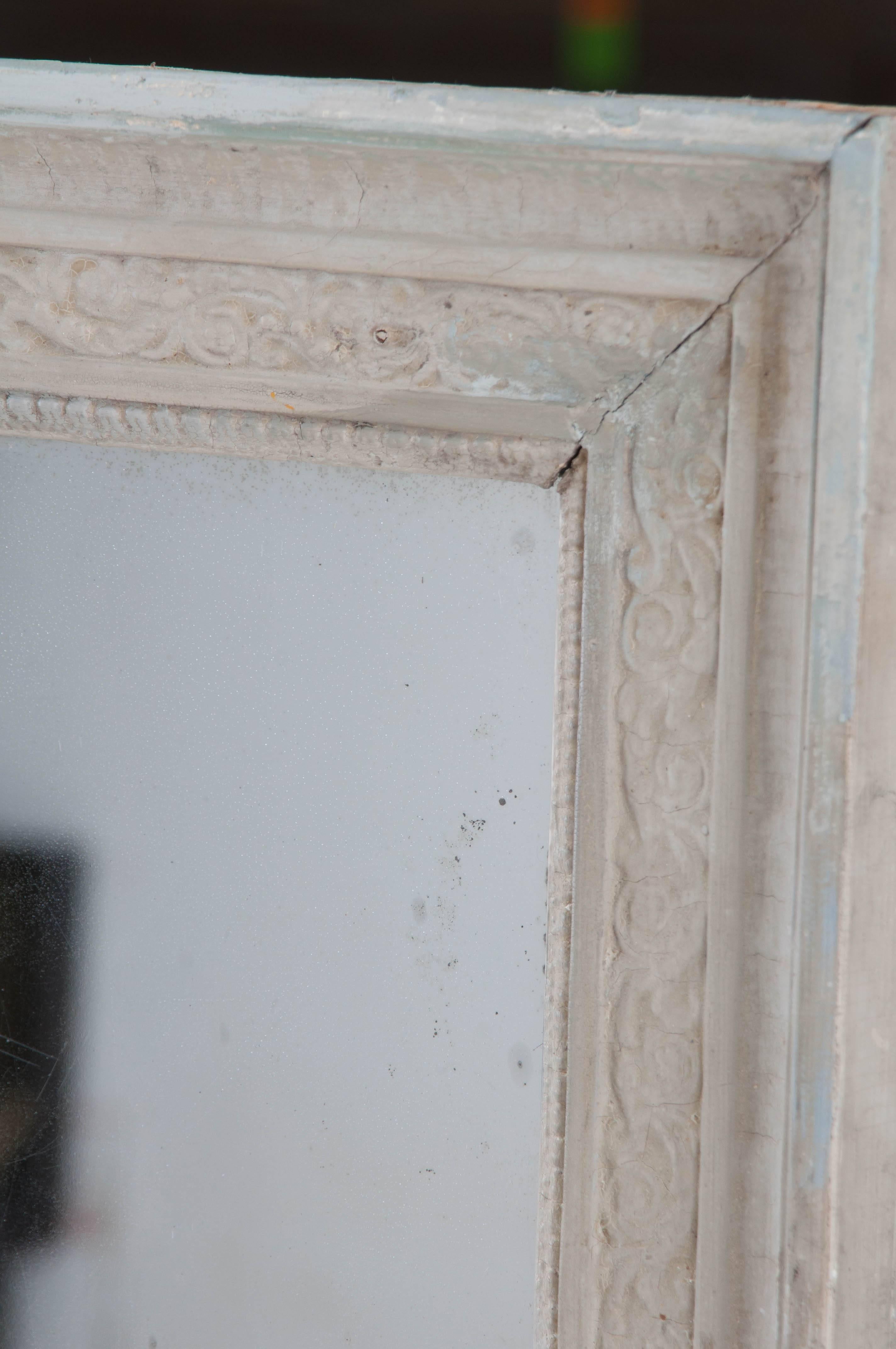 French 19th Century Painted Mirror 1