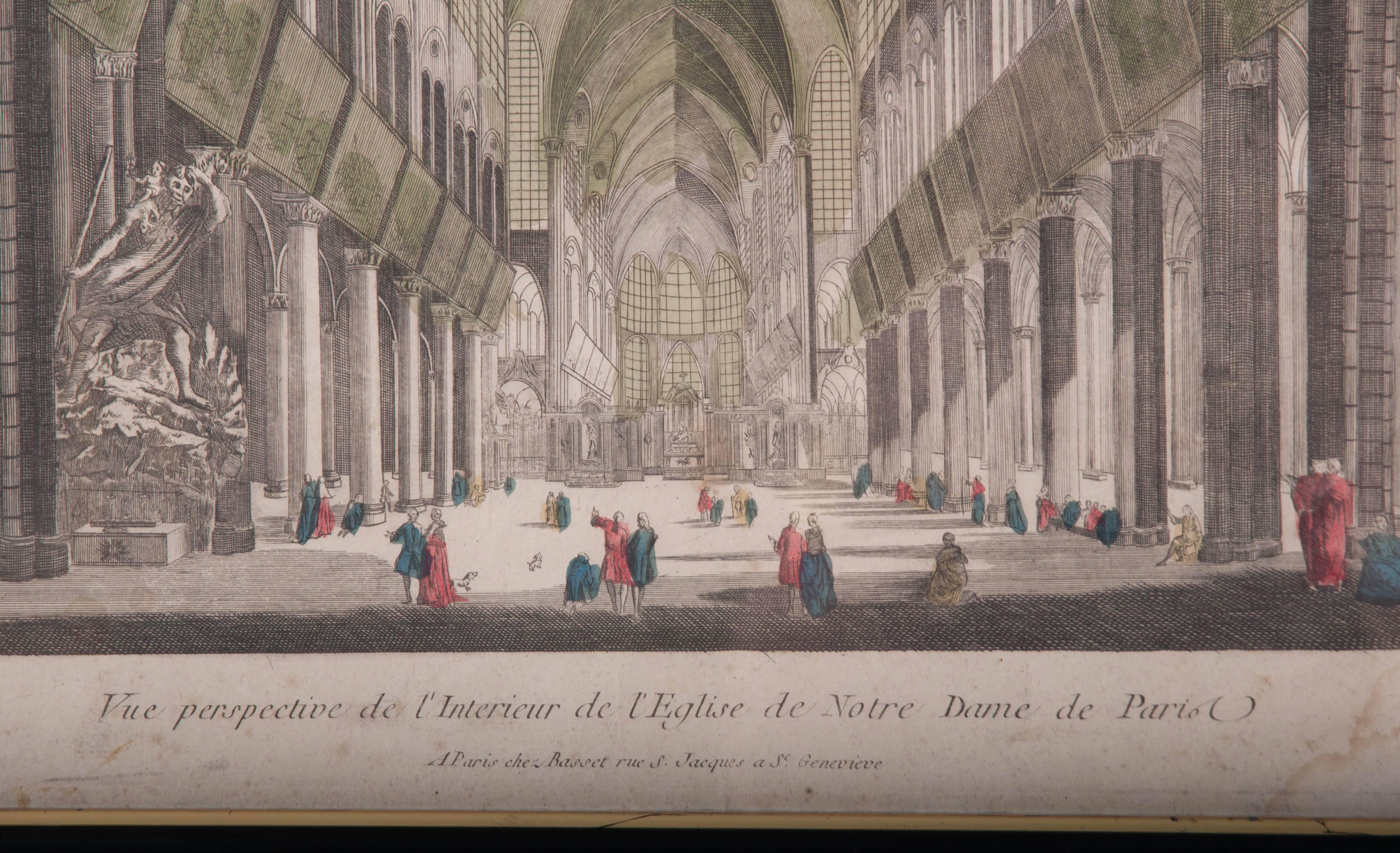 Set von vier französischen Drucken des 18. Jahrhunderts im Angebot 3