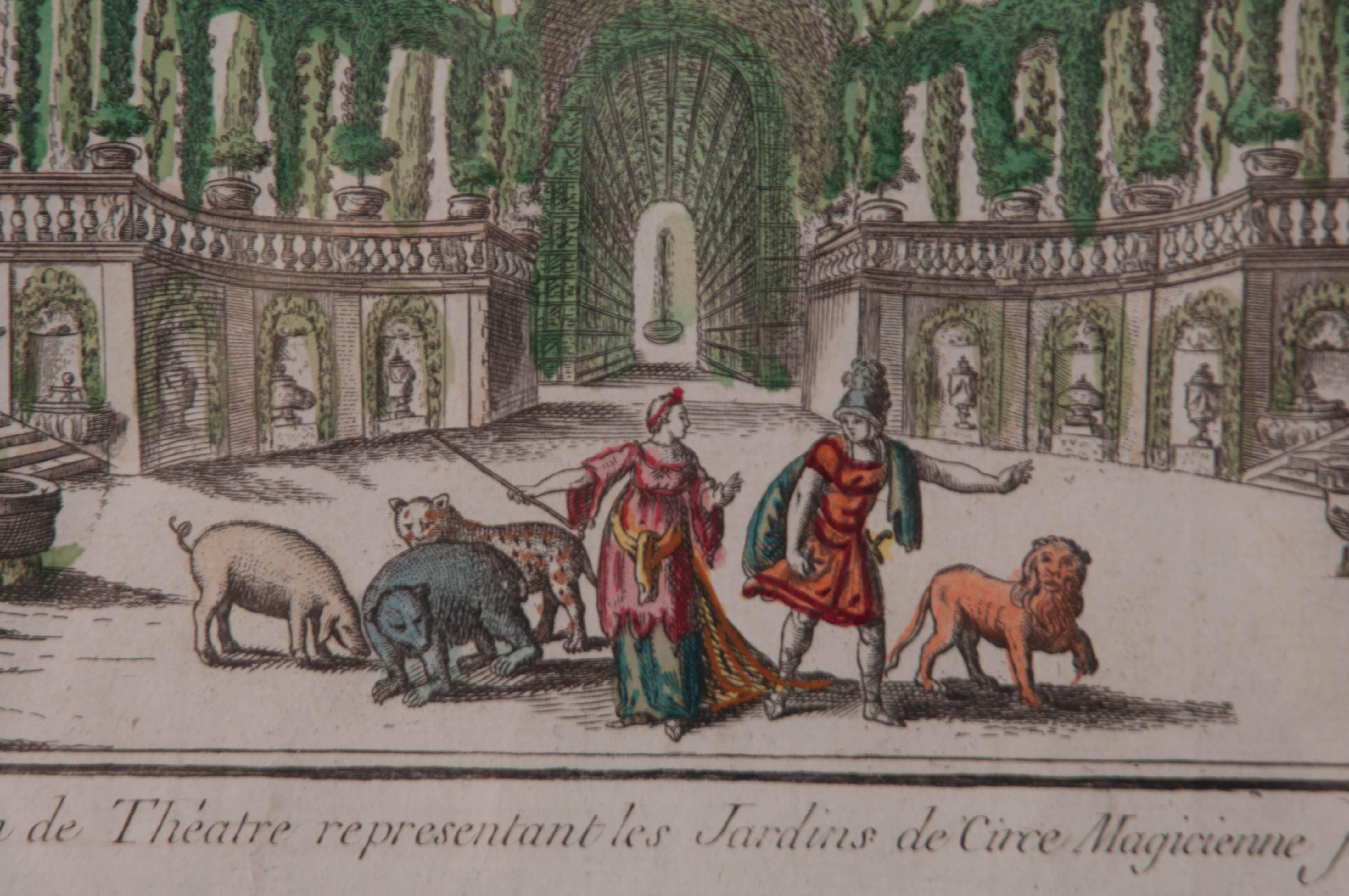 Set von vier französischen Drucken des 18. Jahrhunderts im Angebot 4