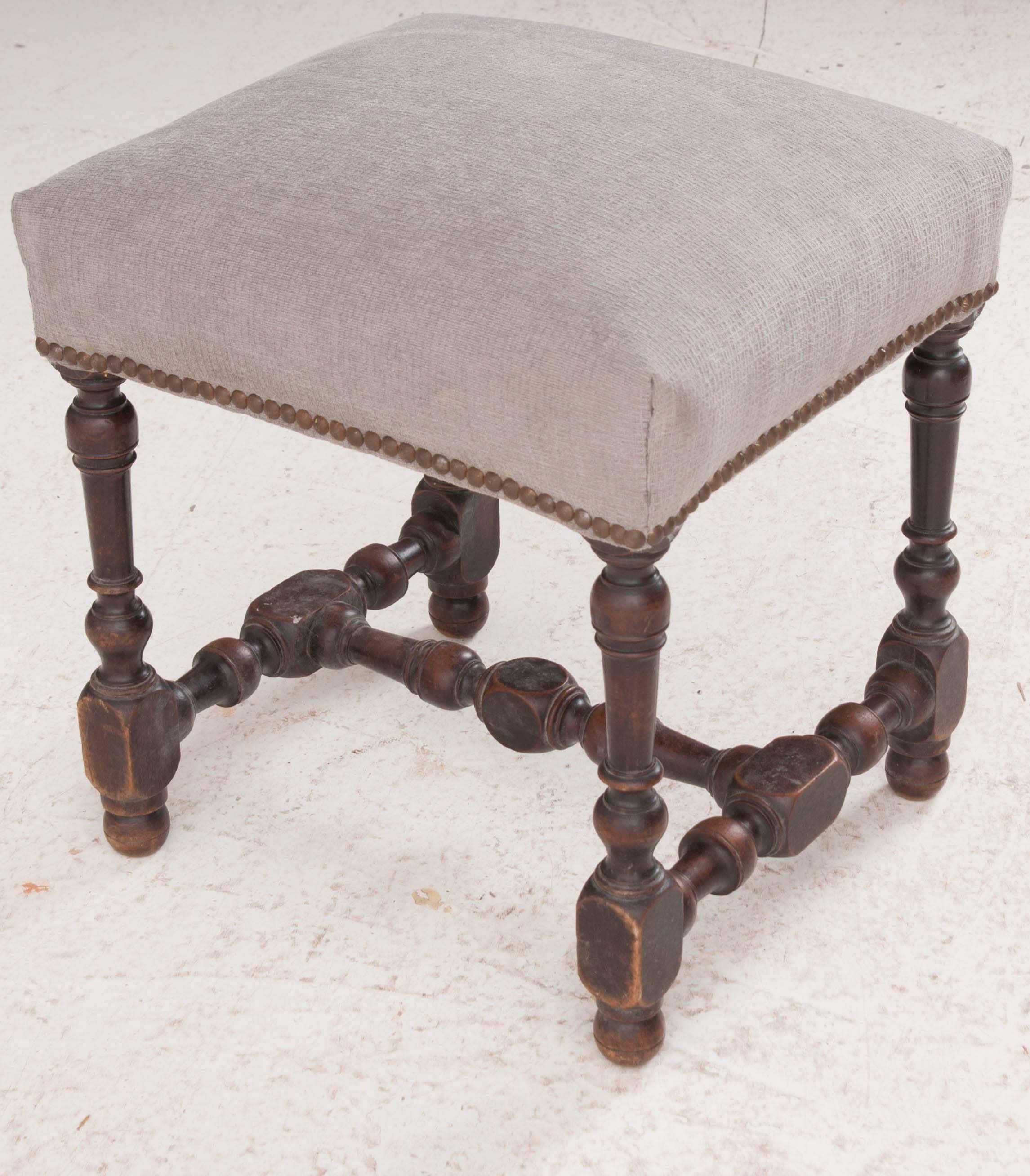 French 19th Century Small Stool 1
