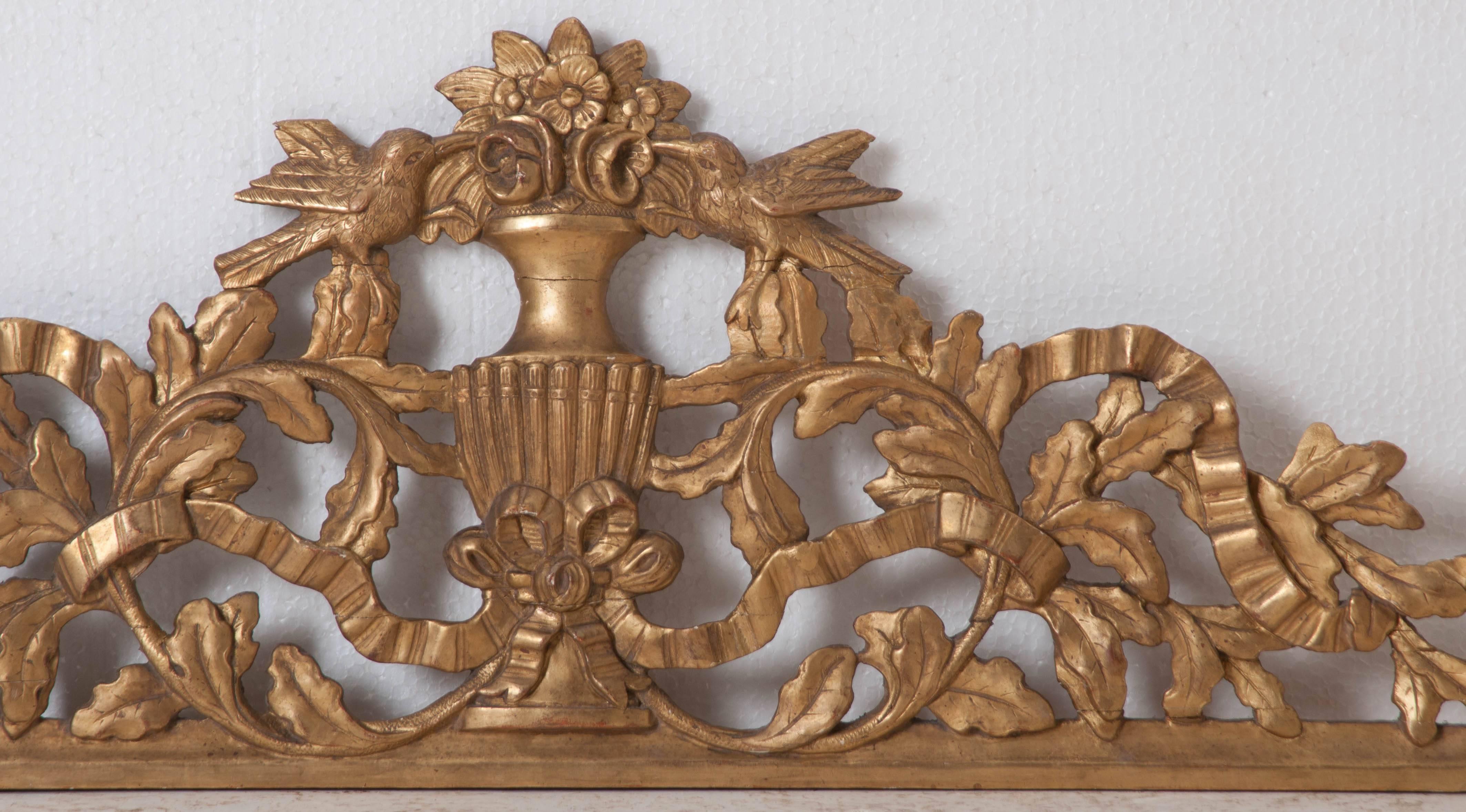 French 19th Century Giltwood Carving In Good Condition In Baton Rouge, LA
