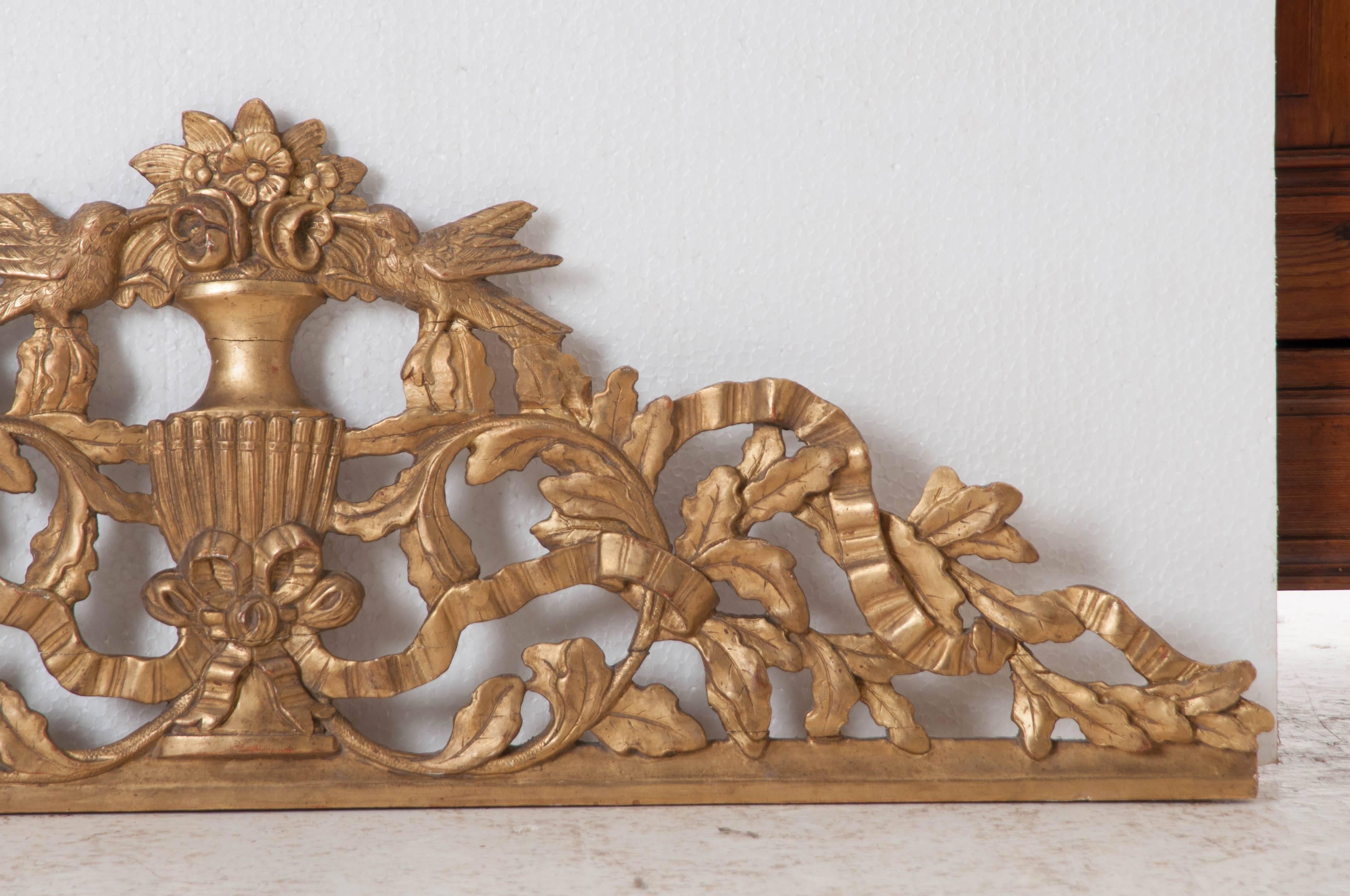 French 19th Century Giltwood Carving 1