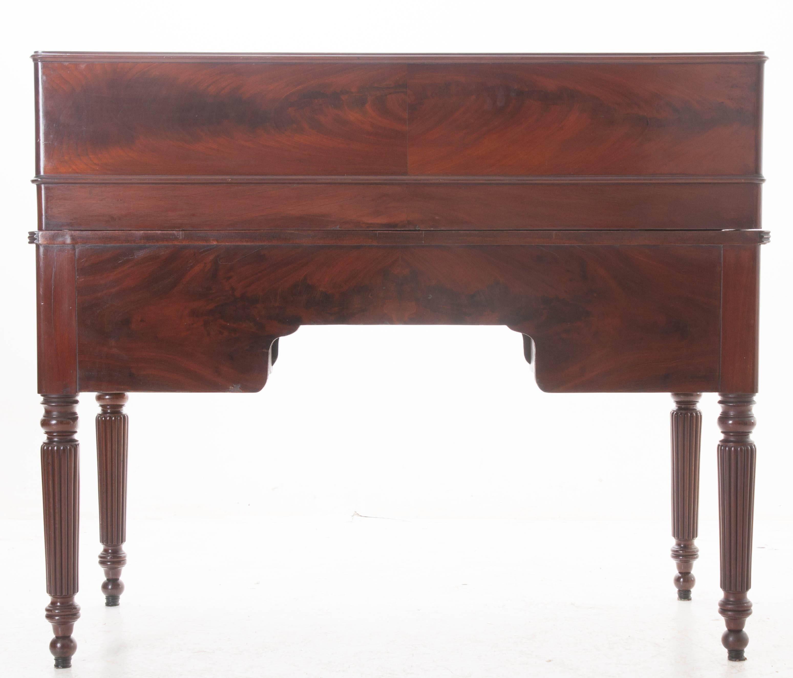 French 19th Century Walnut Louis Philippe Desk 7