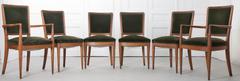 Set of Six Early 20th Century Art Deco Dining Chairs