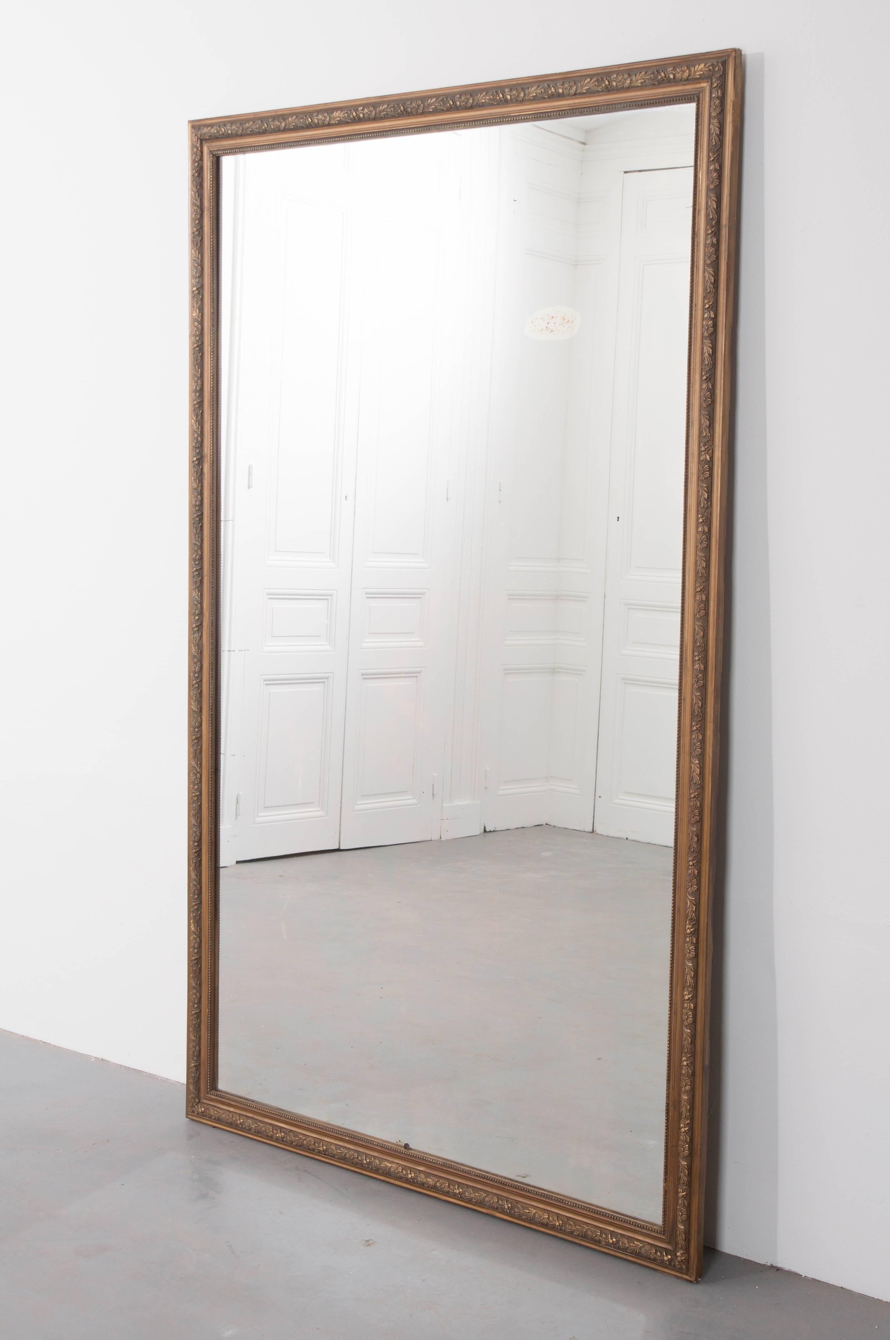 French 19th Century Large Symmetrical Mirror 4