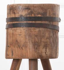 French 19th Century Primitive Chopping Block