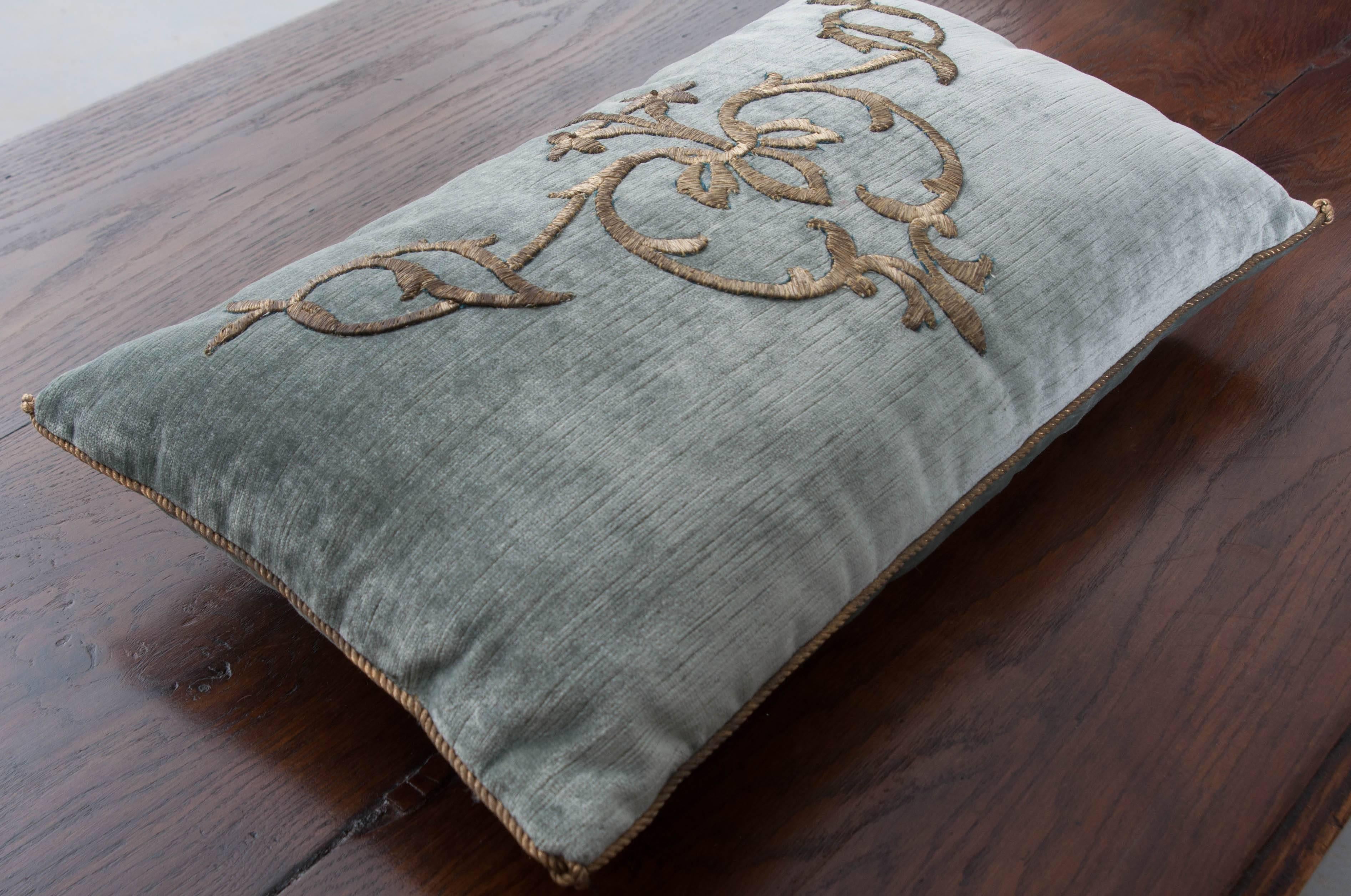 antique textile pillows