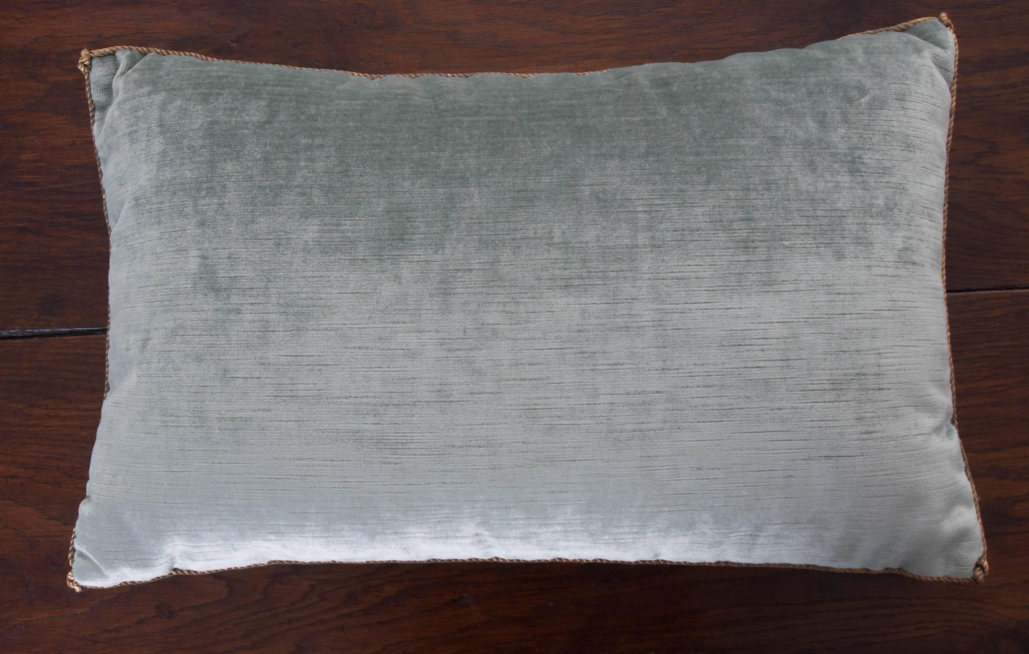 Hand-Knotted Antique Textile Pillow by B.Viz Designs