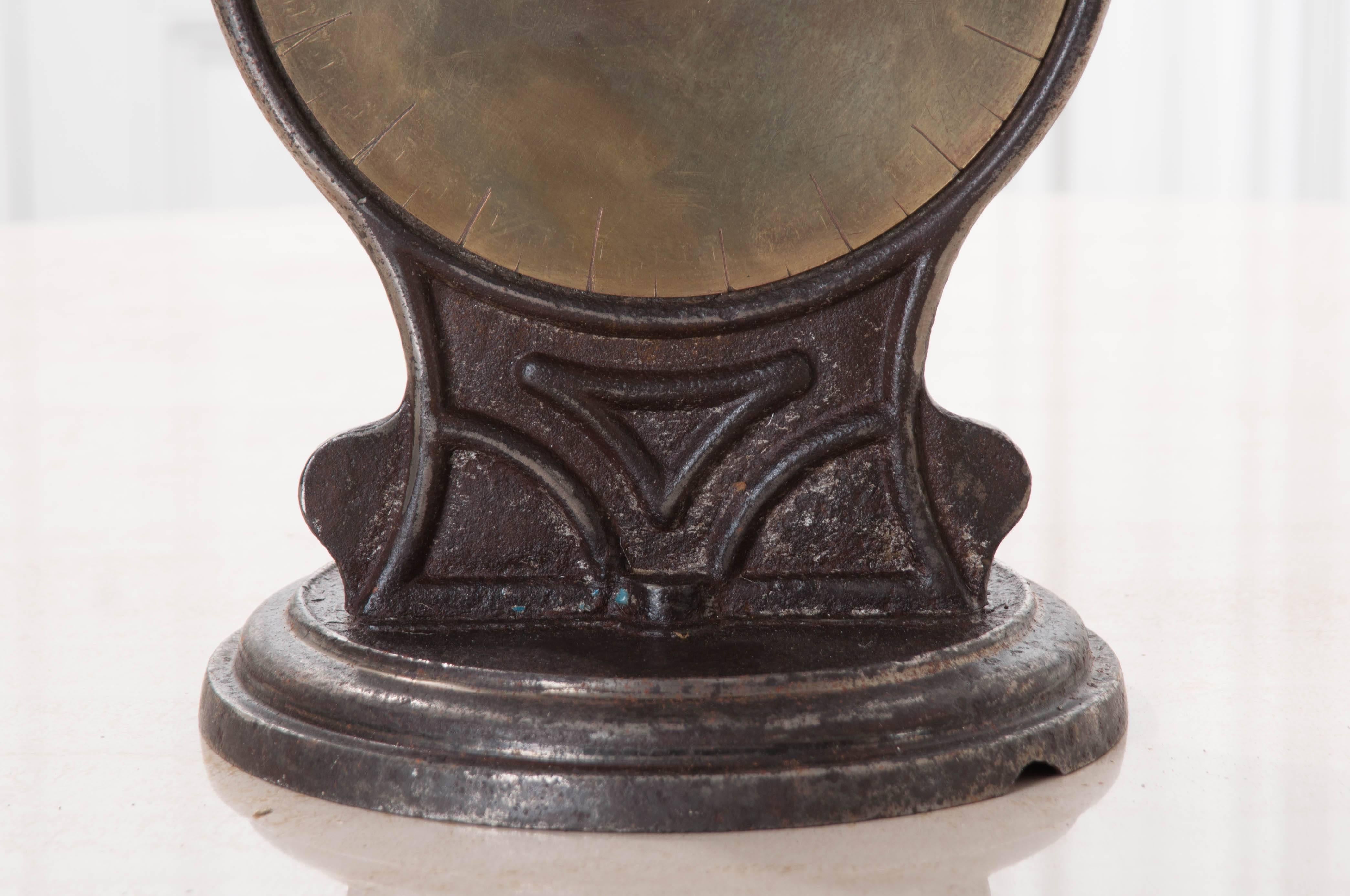Cast English 19th Century Spring Counter Scale