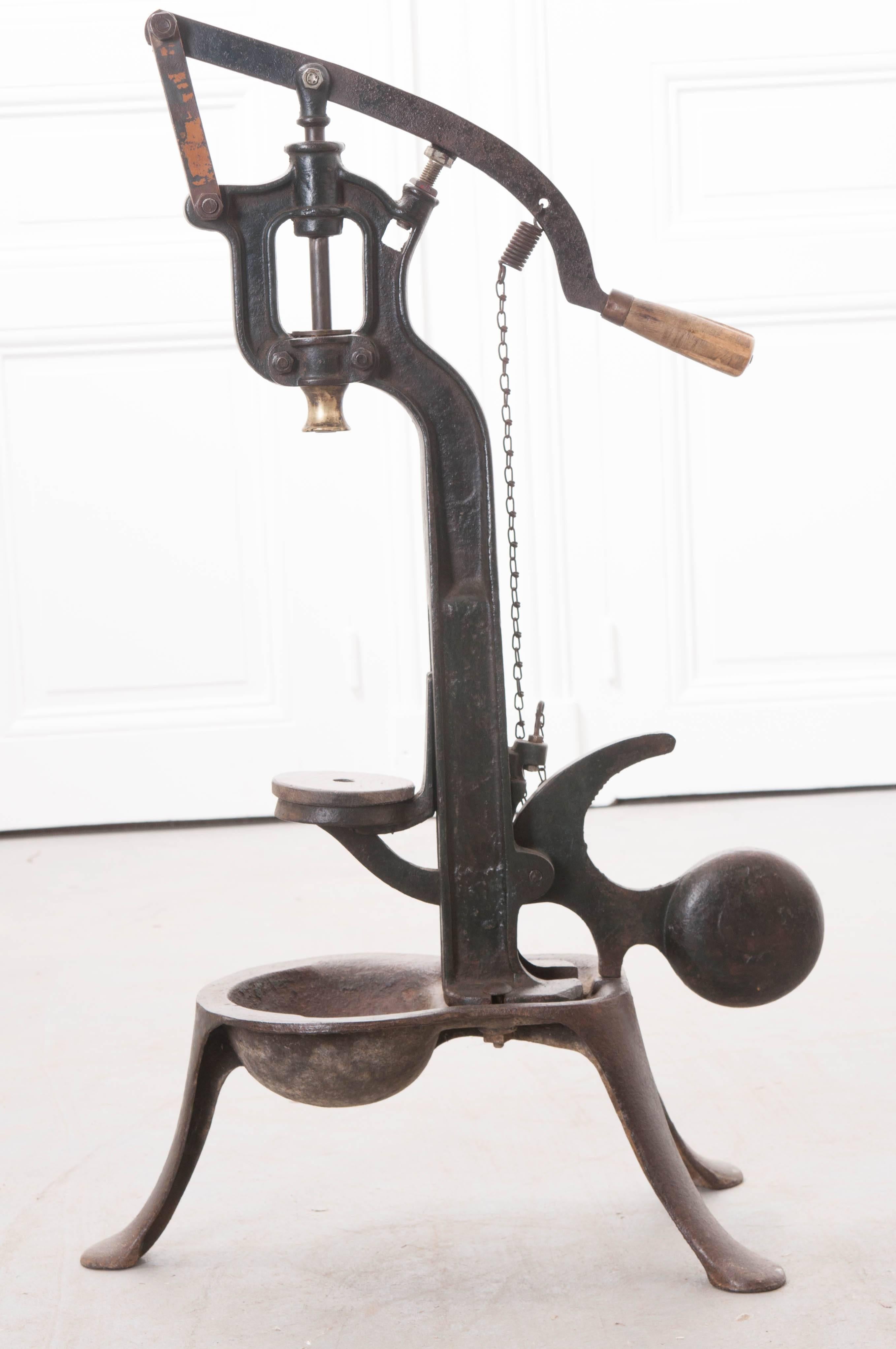 19th Century French Wine Corker 2
