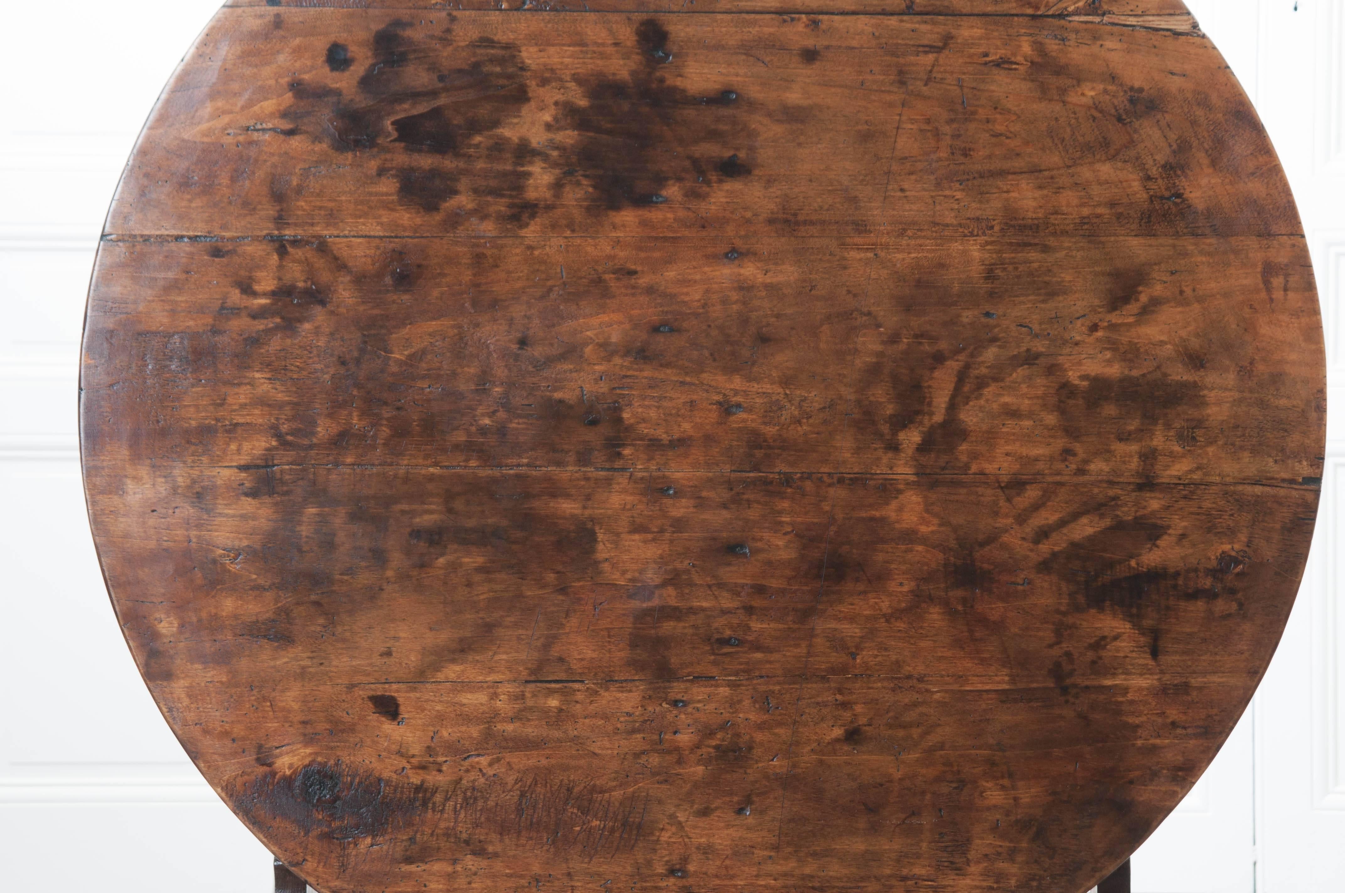 French 19th Century Vendange Table In Good Condition In Baton Rouge, LA