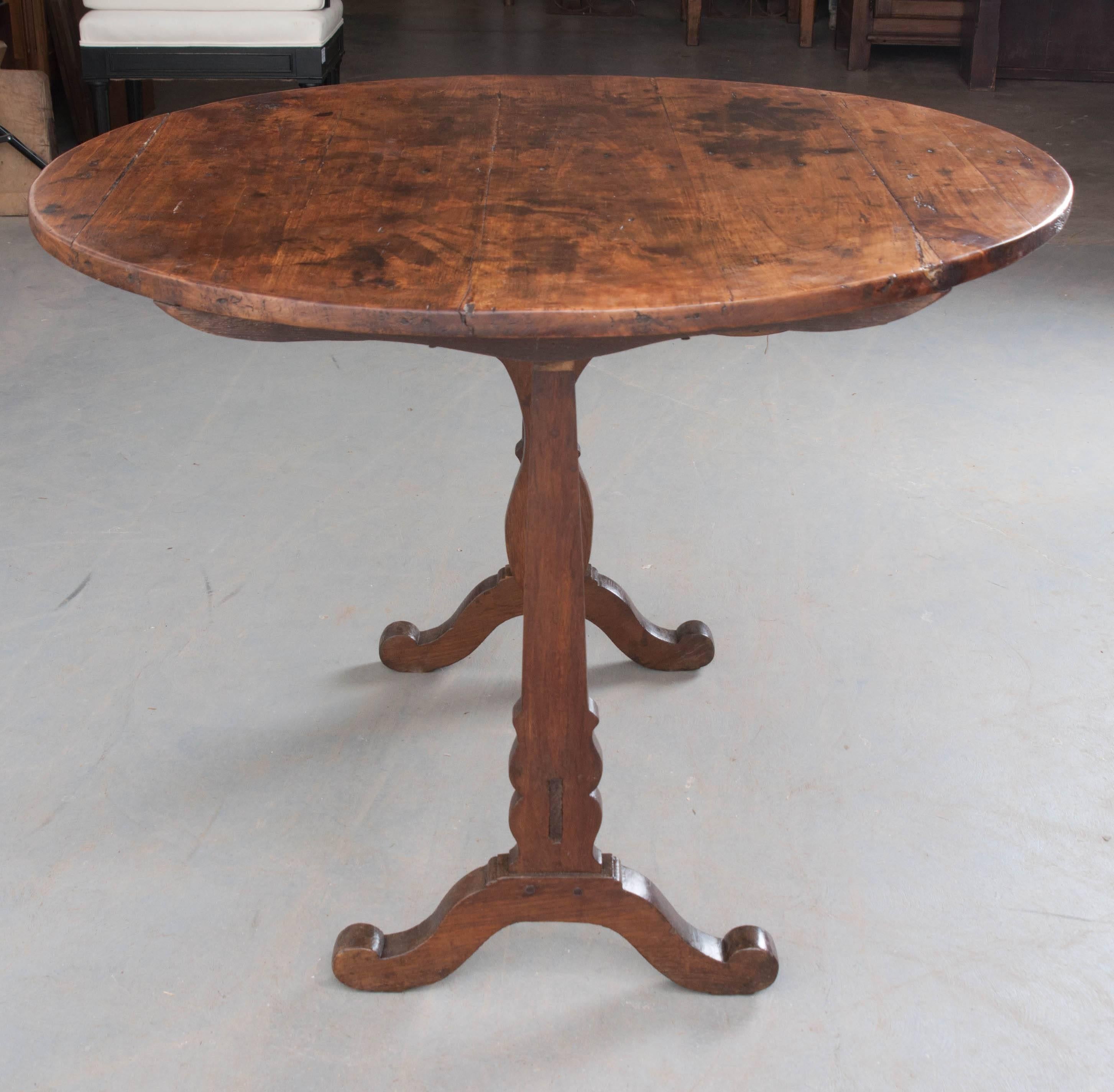 French 19th Century Vendange Table 4