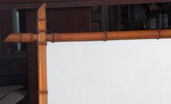 Late 19th Century French Faux Bamboo Mirror