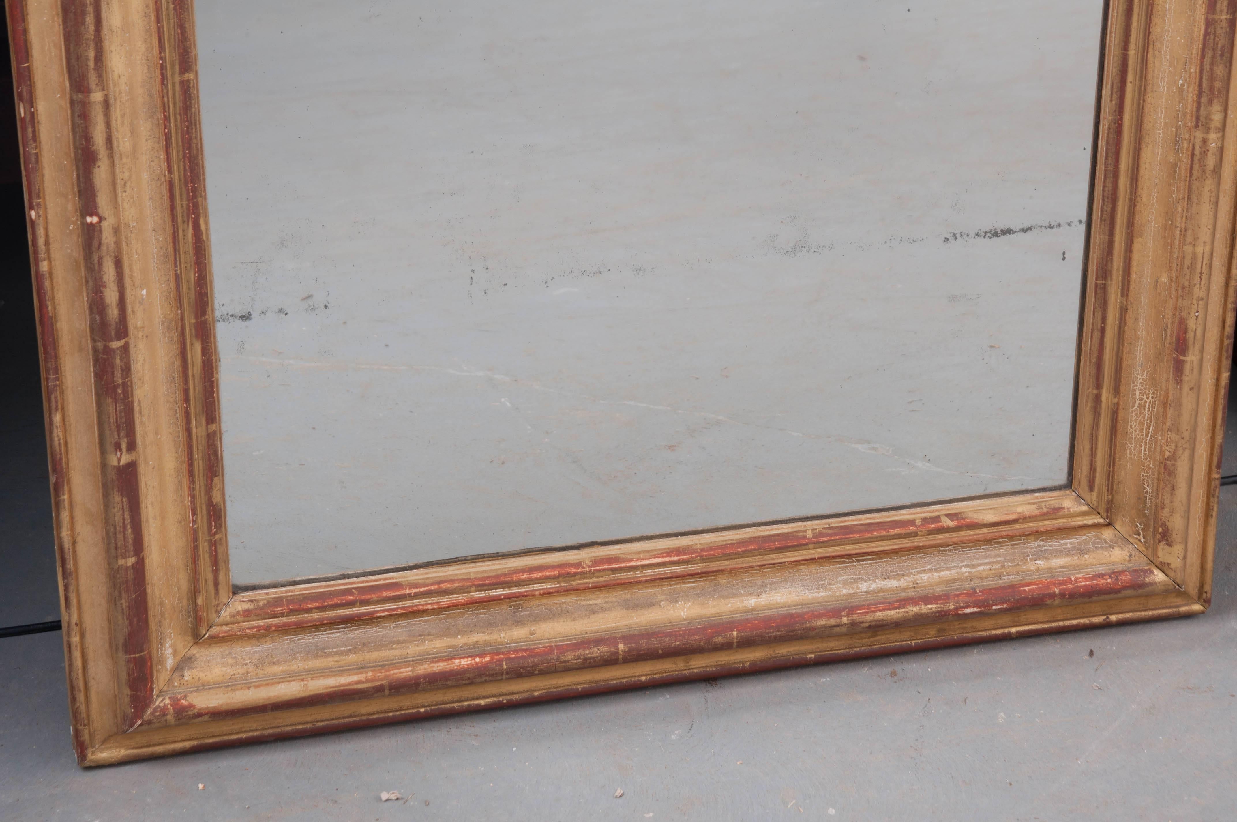 French 19th Century Gold Gilt Louis Philippe Mirror 2