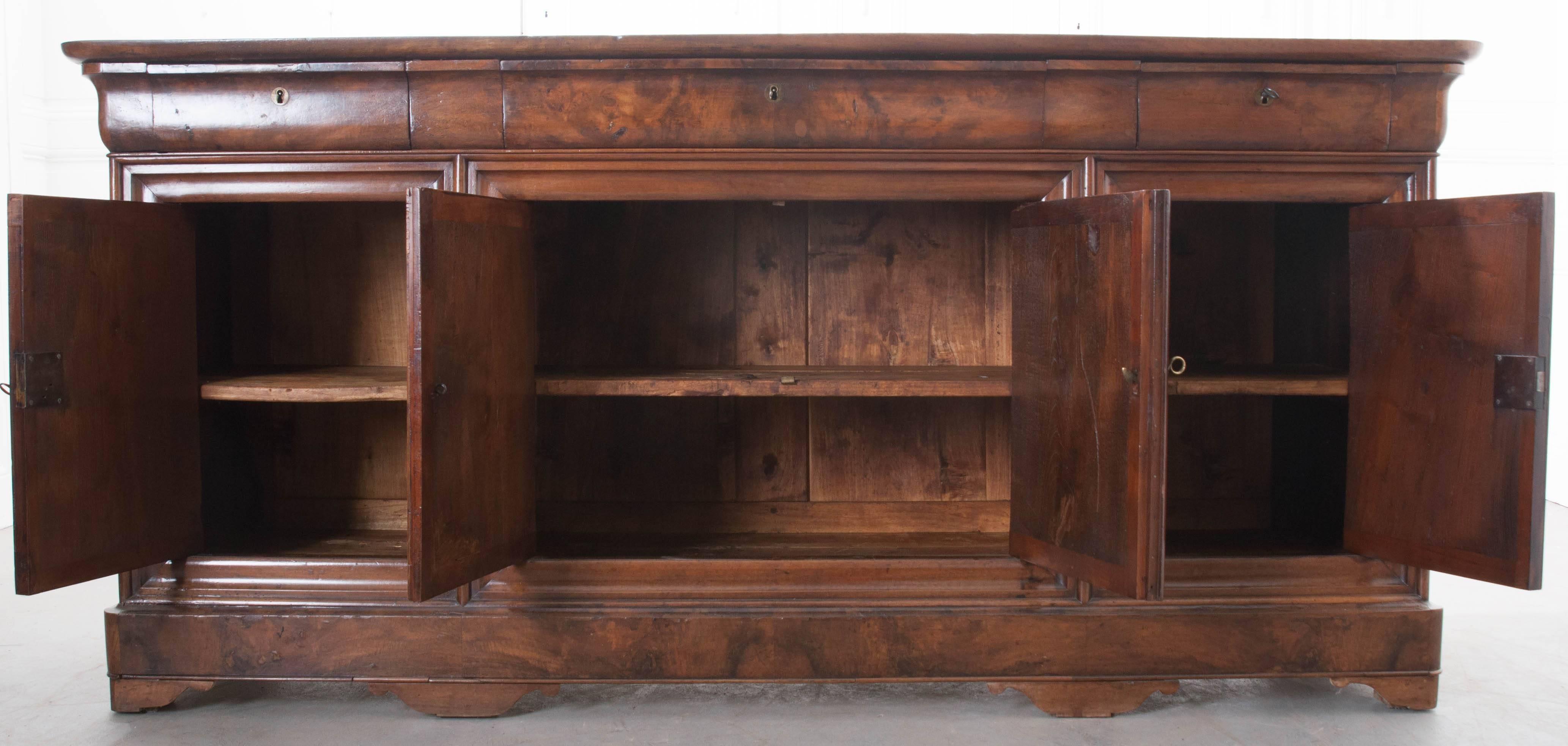 French 19th Century Walnut Louis Philippe Enfilade 5