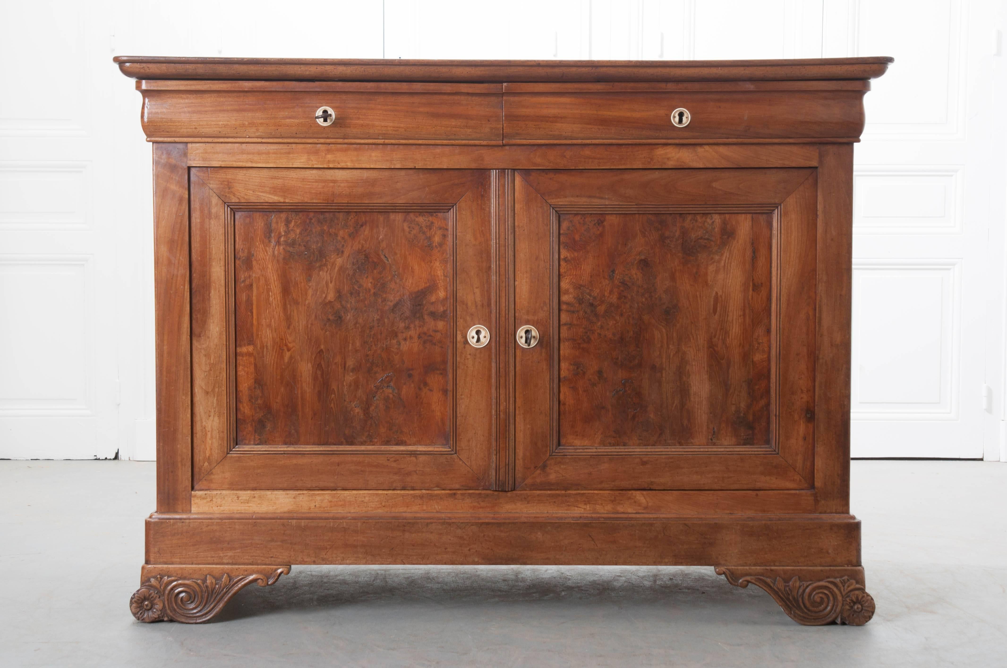 French 19th Century Cherry Louis Philippe Buffet 1