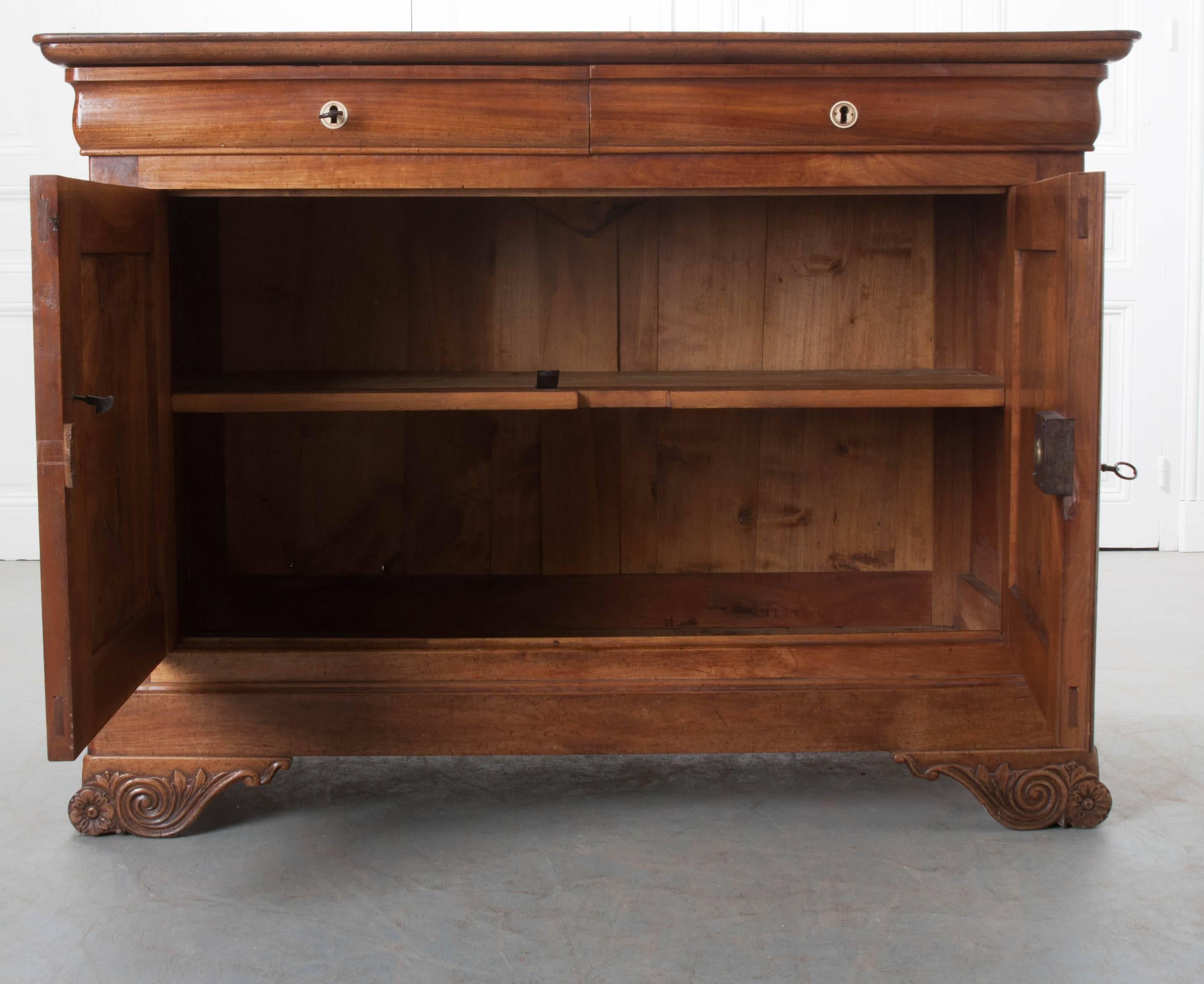 French 19th Century Cherry Louis Philippe Buffet 3