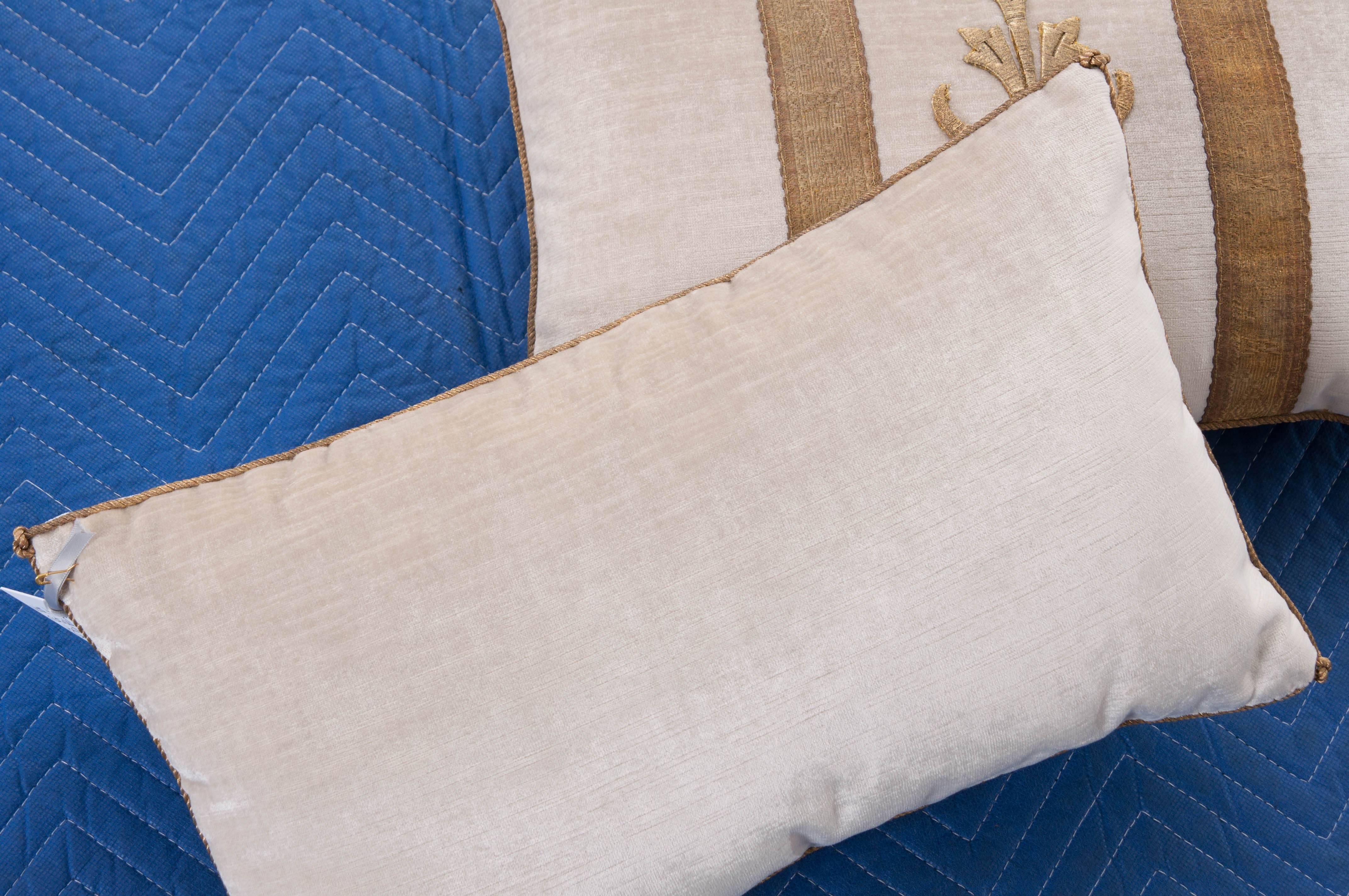 European Antique Textile Pillow by B.Viz Designs