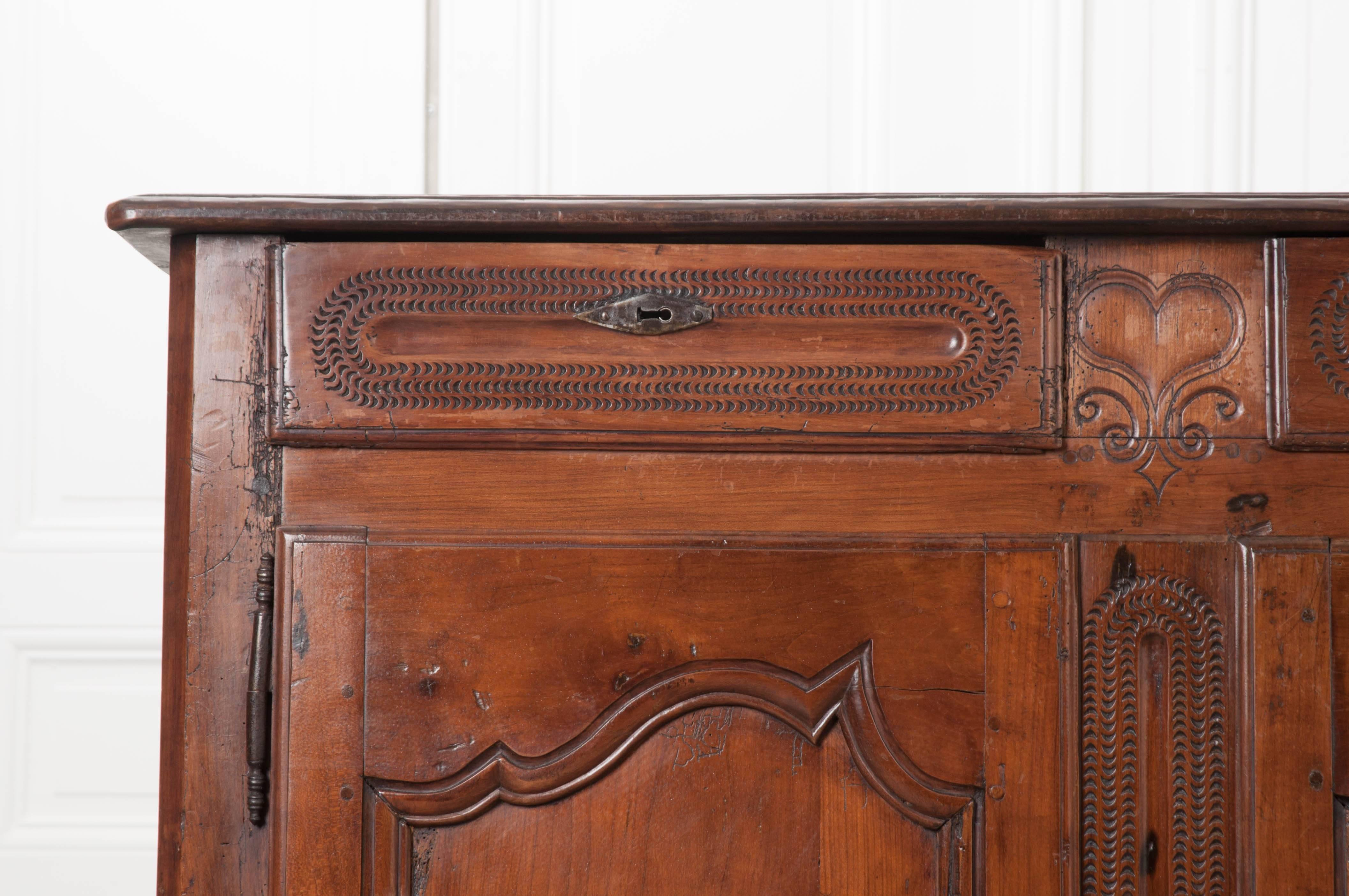 French Provincial French Late 18th Century Provincial Cherry Buffet