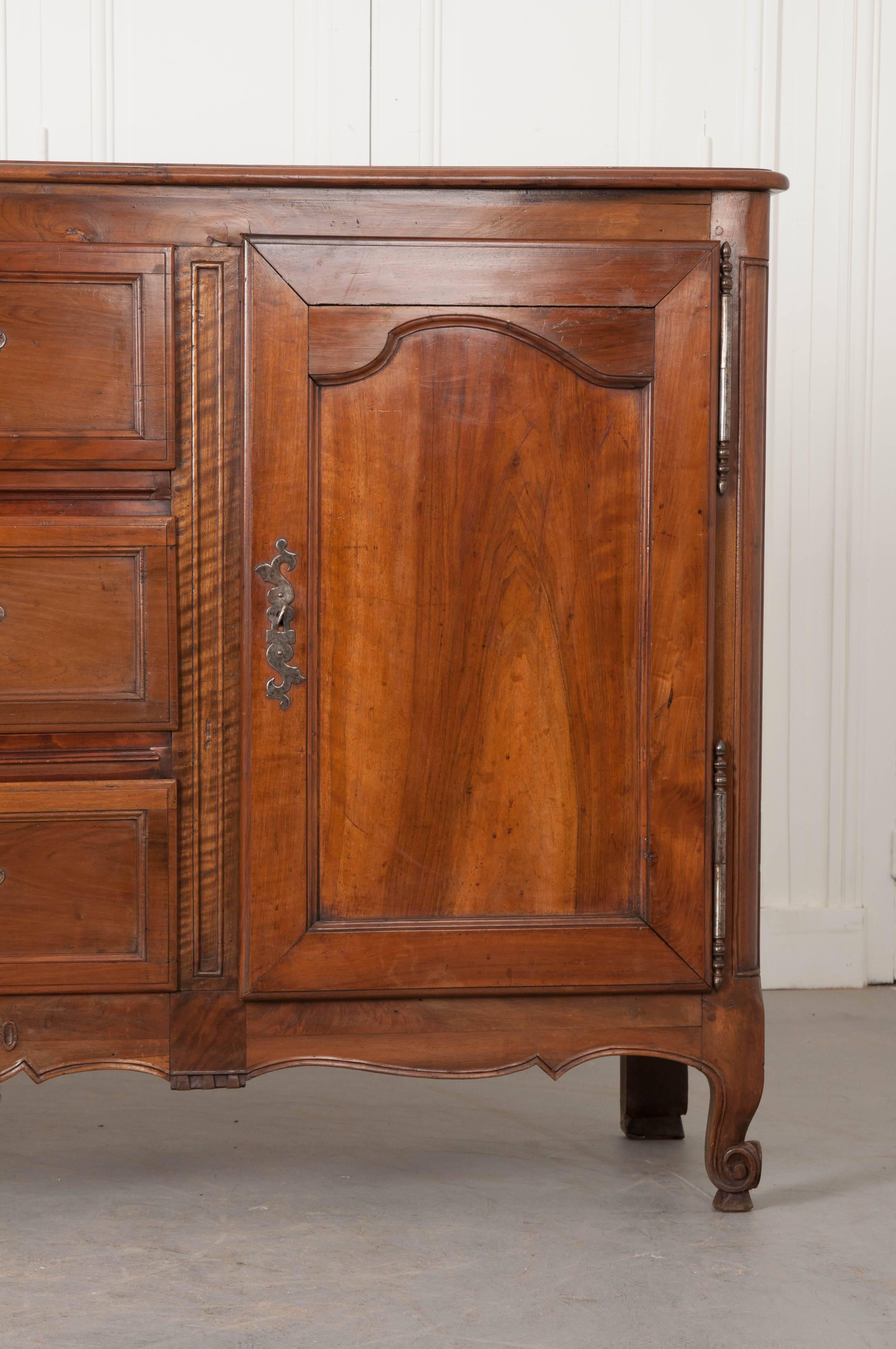 French Provincial French 19th Century Transitional Style Cherry Enfilade