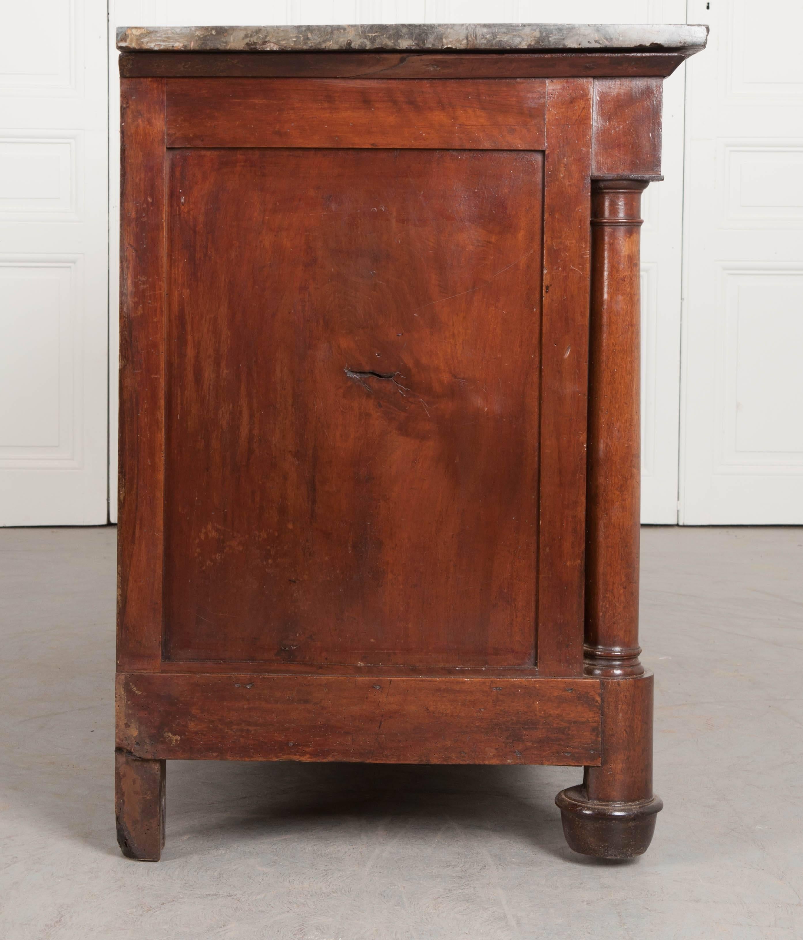 French 19th Century Mahogany Empire Enfilade with Marble Top 4