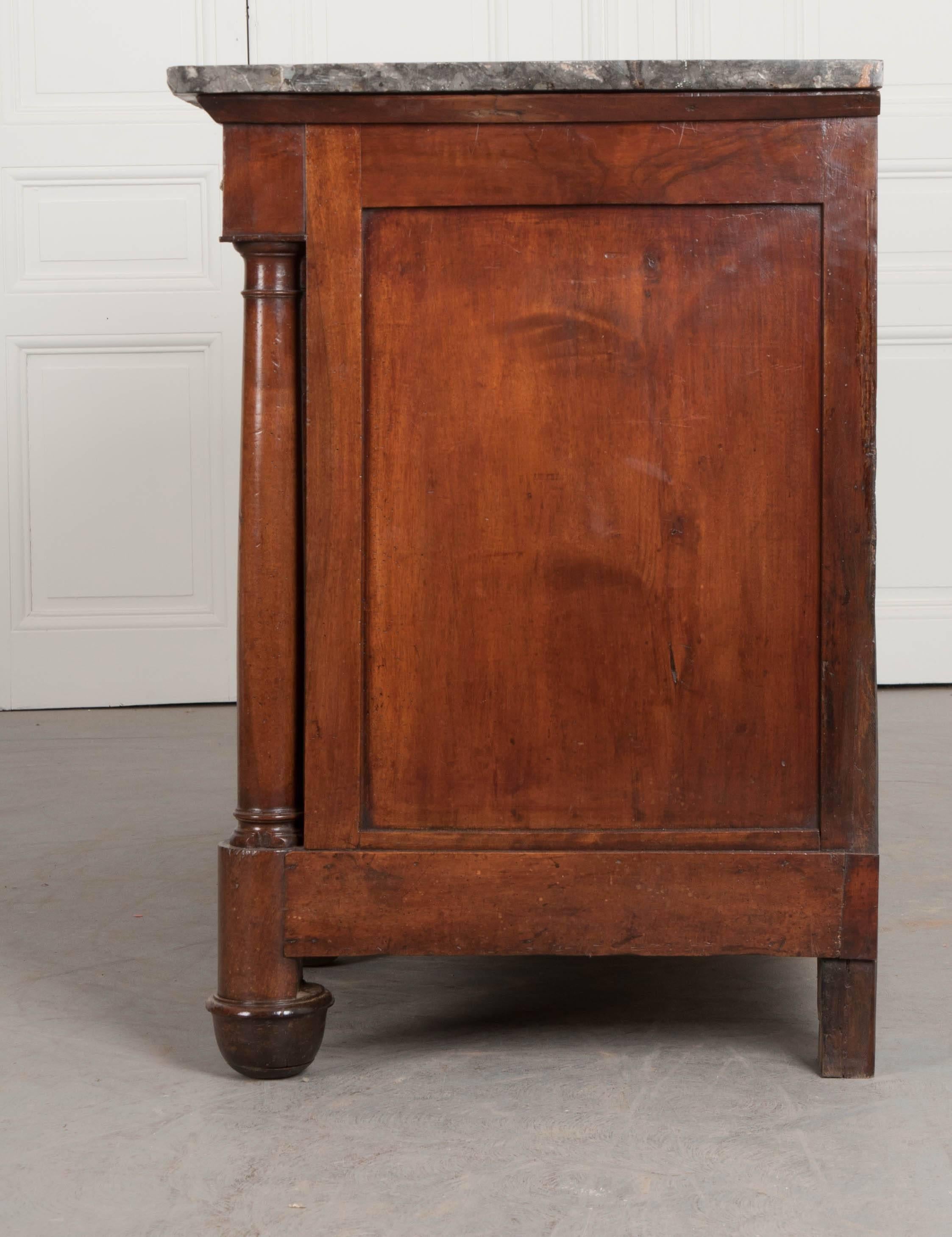 French 19th Century Mahogany Empire Enfilade with Marble Top 5